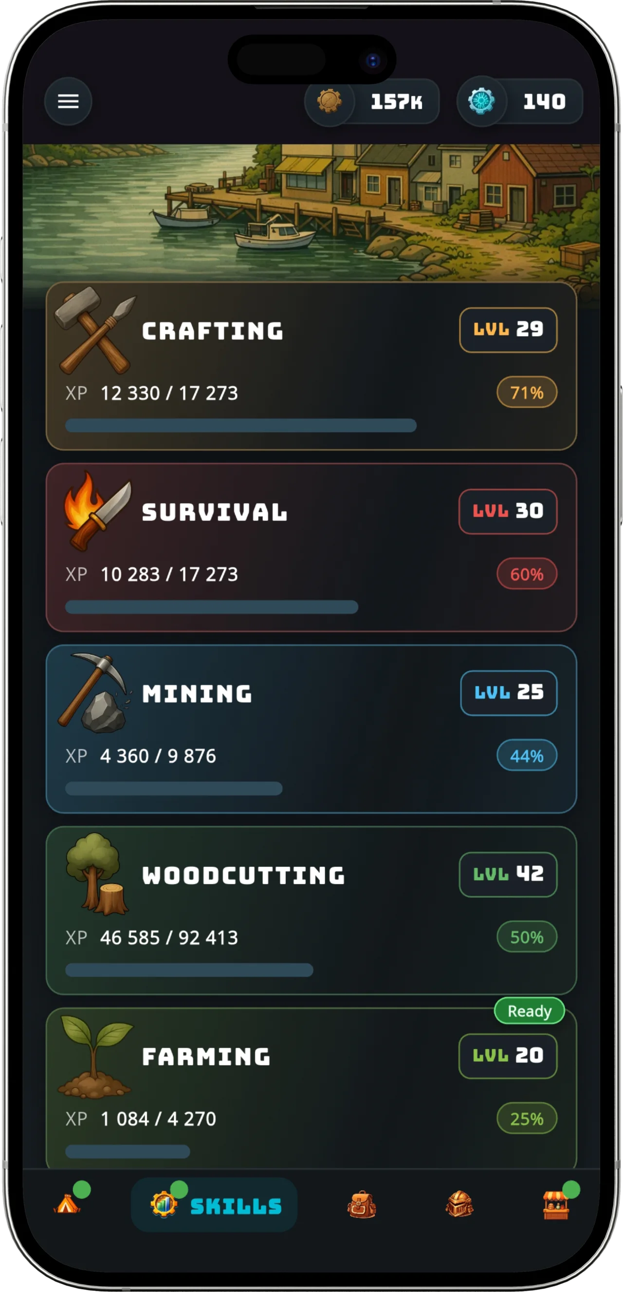 Wasteland Revenant shown inside an iPhone mockup